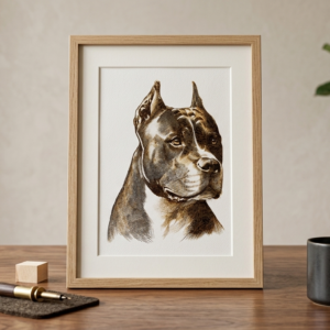 amstaff – szlachetny portret