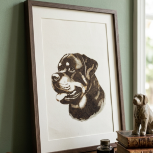 rottweiler – dostojny portret