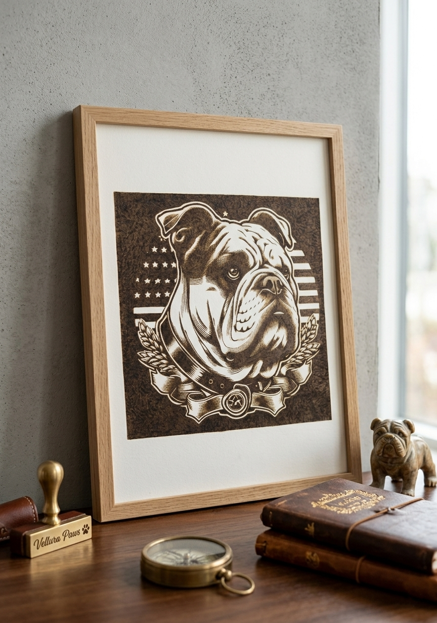 bulldog – portret z charakterem bulldog