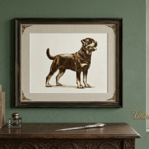 rottweiler – szlachetny portret